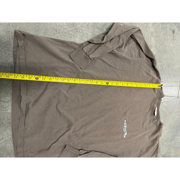 Vintage 1996 Oneill O'Neill Surf Surfing T-shirt brown faded Longsleeve large - Picture 3 of 6